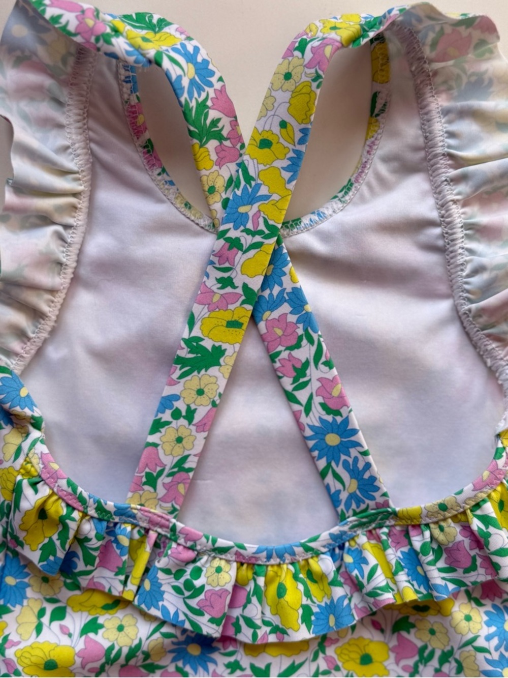 Jacadi Baby Girl Liberty Floral One-Piece Swimsuit - Size 18M - Picture 9 of 15